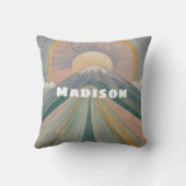 Ein vulkanischer Serenade Personalisiert Kissen (Rückseite)