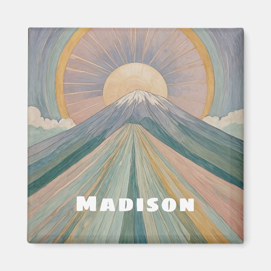 Ein vulkanischer Serenade Personalisiert Magnet (Vorne)