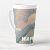 Ein vulkanischer Serenade Personalisiert Milchtasse (Linke Ecke)