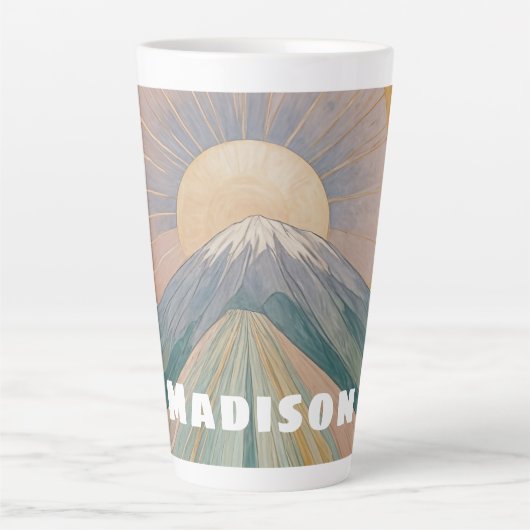 Ein vulkanischer Serenade Personalisiert Milchtasse (Vorderseite)