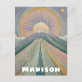 Ein vulkanischer Serenade Personalisiert Postkarte