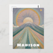 Ein vulkanischer Serenade Personalisiert Postkarte (Vorne/Hinten)