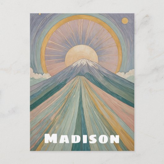 Ein vulkanischer Serenade Personalisiert Postkarte (Vorderseite)