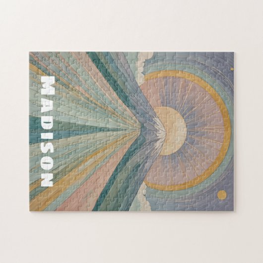 Ein vulkanischer Serenade Personalisiert Puzzle (Horizontal)