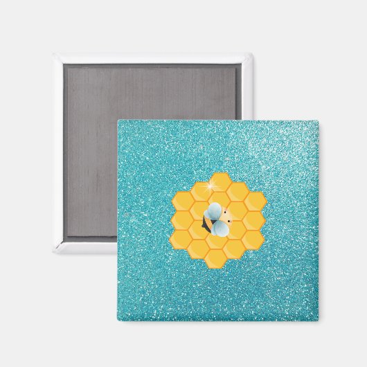 Ein Wabenmagnet Magnet (Vorderseite/Rückseite)