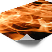 Ein wachsendes Feuer Poster (Ecke)
