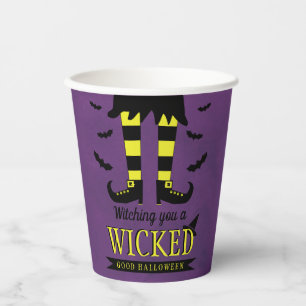 Ein wackeliges gutes Halloween Pappbecher