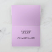 Ein wackeliges Halloween Karte (Innenseite)