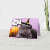 Ein wackeliges Halloween Karte (Vorderseite)