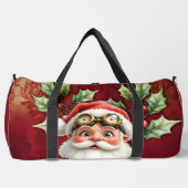 Ein wahnsinniger Steampunk-Weihnachtsmann Duffle Bag (Vorderseite)