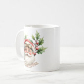 Ein wahnsinniger Steampunk-Weihnachtsmann Kaffeetasse (Vorderseite Links)
