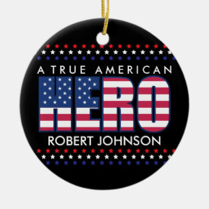 Ein wahrer amerikanischer Held Keramik Ornament