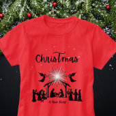 Ein wahrer Christlicher Weihnachtskrippen Jesus T-Shirt