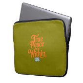 Ein wahrer Frieden im Inneren Laptopschutzhülle (Vorderseite Links)