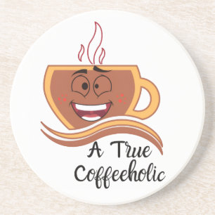 Ein wahrer Kaffeetrinker Getränkeuntersetzer