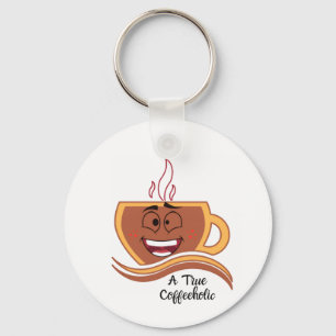 Ein wahrer Kaffeeverrückter Kaffee Schlüsselanhänger