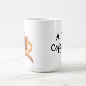 Ein wahrer Kaffeeverrückter Kaffeetasse (Mittel)