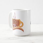 Ein wahrer Kaffeeverrückter Kaffeetasse (Vorderseite Links)