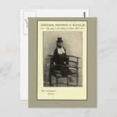 Ein wahrer Unsinn - Ein Affe im Anzug Postkarte (Vorne/Hinten)