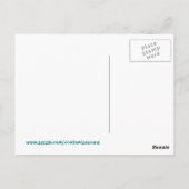 Ein wahrer Unsinn - Ein Affe im Anzug Postkarte (Rückseite)