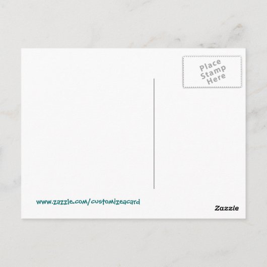 Ein wahrer Unsinn - Ein Affe im Anzug Postkarte (Rückseite)