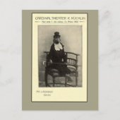 Ein wahrer Unsinn - Ein Affe im Anzug Postkarte (Vorderseite)