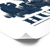 Ein wahres Paradies für Jagen und Fischen Poster (Ecke)