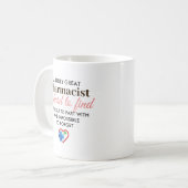 Ein wahrhaft großer Apotheker - Personalisierter N Kaffeetasse (Vorderseite Links)