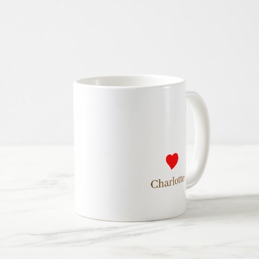 Ein wahrhaft großer Rezeptionist - Personalisierte Kaffeetasse (VorderseiteRechts)
