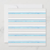 Ein Wal einer Baby-Dusche Niedlich Aqua Blue Gray Einladung (Rückseite)