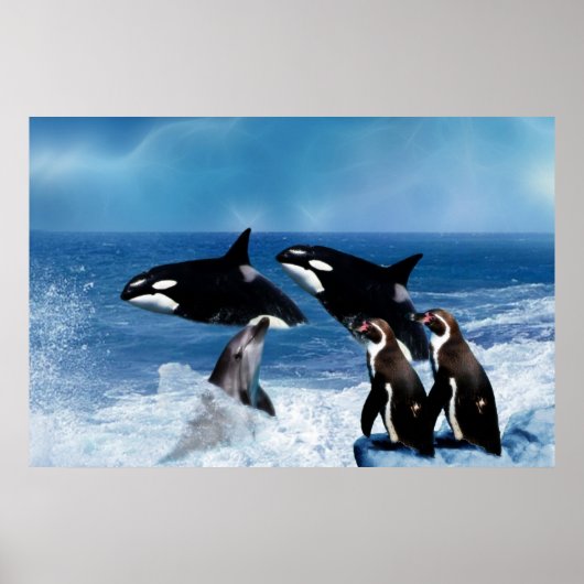 Ein Wal einer Welt Poster (Vorne)