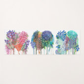 Ein Wald von Blume Yogamatte (Vorderseite (Horizontal))