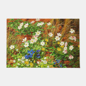 Ein Waldboden mit Anemonen und Violetten Fußmatte (Vorderseite)