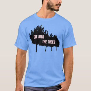Ein Waldrosa T-Shirt