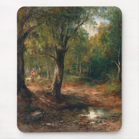 Ein Waldspaziergang - Emil Barbarini Mousepad (Vorne)