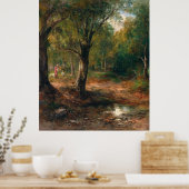 Ein Waldspaziergang - Emil Barbarini Poster (Küche)