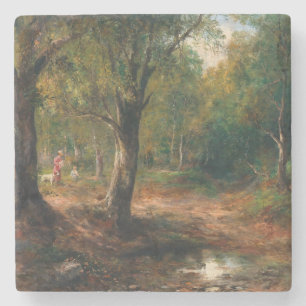 Ein Waldspaziergang - Emil Barbarini Steinuntersetzer