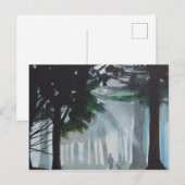 ein Waldspaziergang Postkarte (Vorne/Hinten)