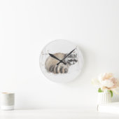 Ein Waldspaziergang X Runde Wanduhr (Zuhause)