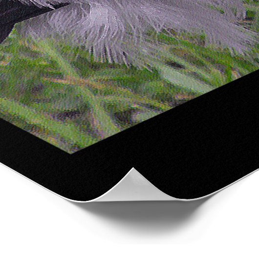 Ein Waldstorch Poster (Ecke)