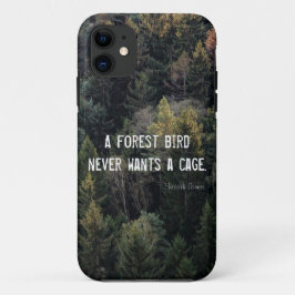 Ein Waldvogel Will nie ein Käfigdesign Case-Mate iPhone Hülle