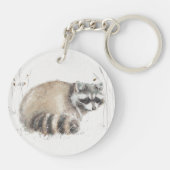 Ein Waldweg X Schlüsselanhänger (Rückseite)