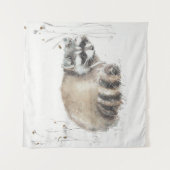 Ein Waldweg X Wandteppich (Vorderseite)