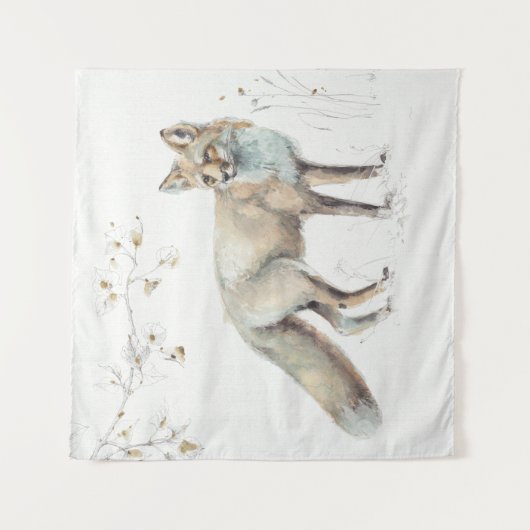 Ein Waldweg XI Wandteppich (Vorderseite)