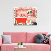 Ein warmer Ort Leinwanddruck (Insitu (Wohnzimmer))
