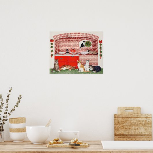 Ein warmer Ort Poster (Küche)