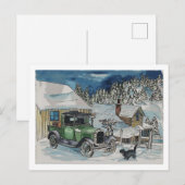 Ein warmer Sitz Postkarte (Vorne/Hinten)