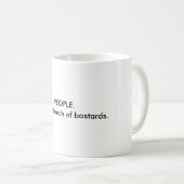 ein was für Bündel bastard Kaffeetasse (VorderseiteRechts)