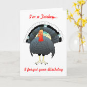 Ein was für die Türkei-Geburtstag Karte (Gelbe Blume)