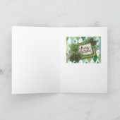 Ein was für lustiges Ren! Feiertagskarte (Innenseite)